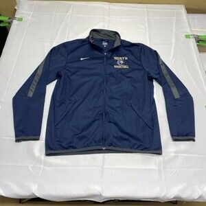 Nike Appleton North Basketball Full-Zip Track Jacket Navy Blue! Size Large!